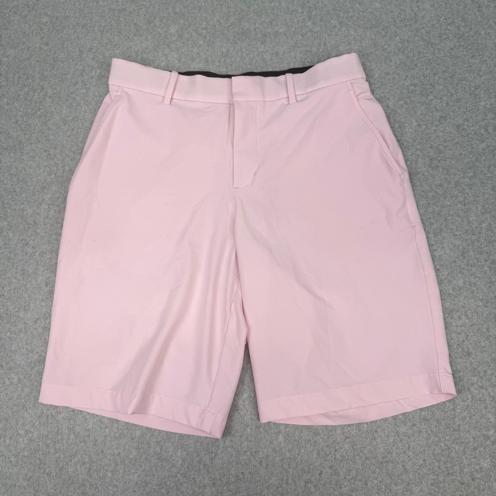 Nike Golf Dri-FIT Shorts Mens 32 Pink Standard Fit Performance Flat Front Golf